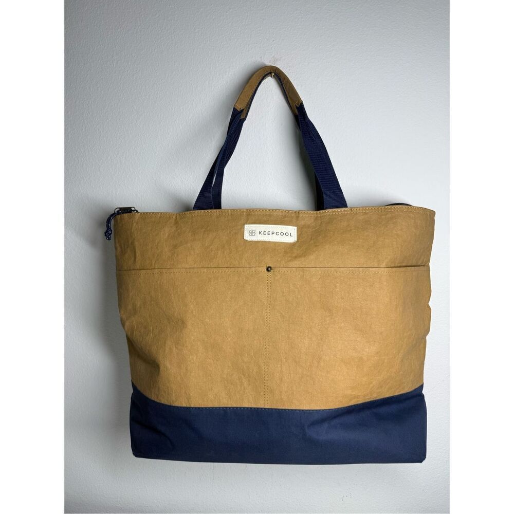 KEEPCOOL Extra Large Reusable Insulated Shopping Cooler Bag 23”Wide Zip Close